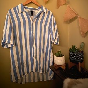 Stripped Button Up Shirt